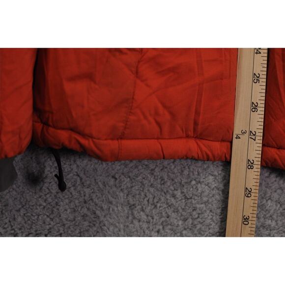 L.L. Bean Jacket Men's Large Orange Hooded Insulated Outdoor Winter Coat - Picture 8 of 11